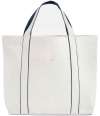 W950 Westford Mill Courtside Medium Tote Bag Soft White / French Navy colour image